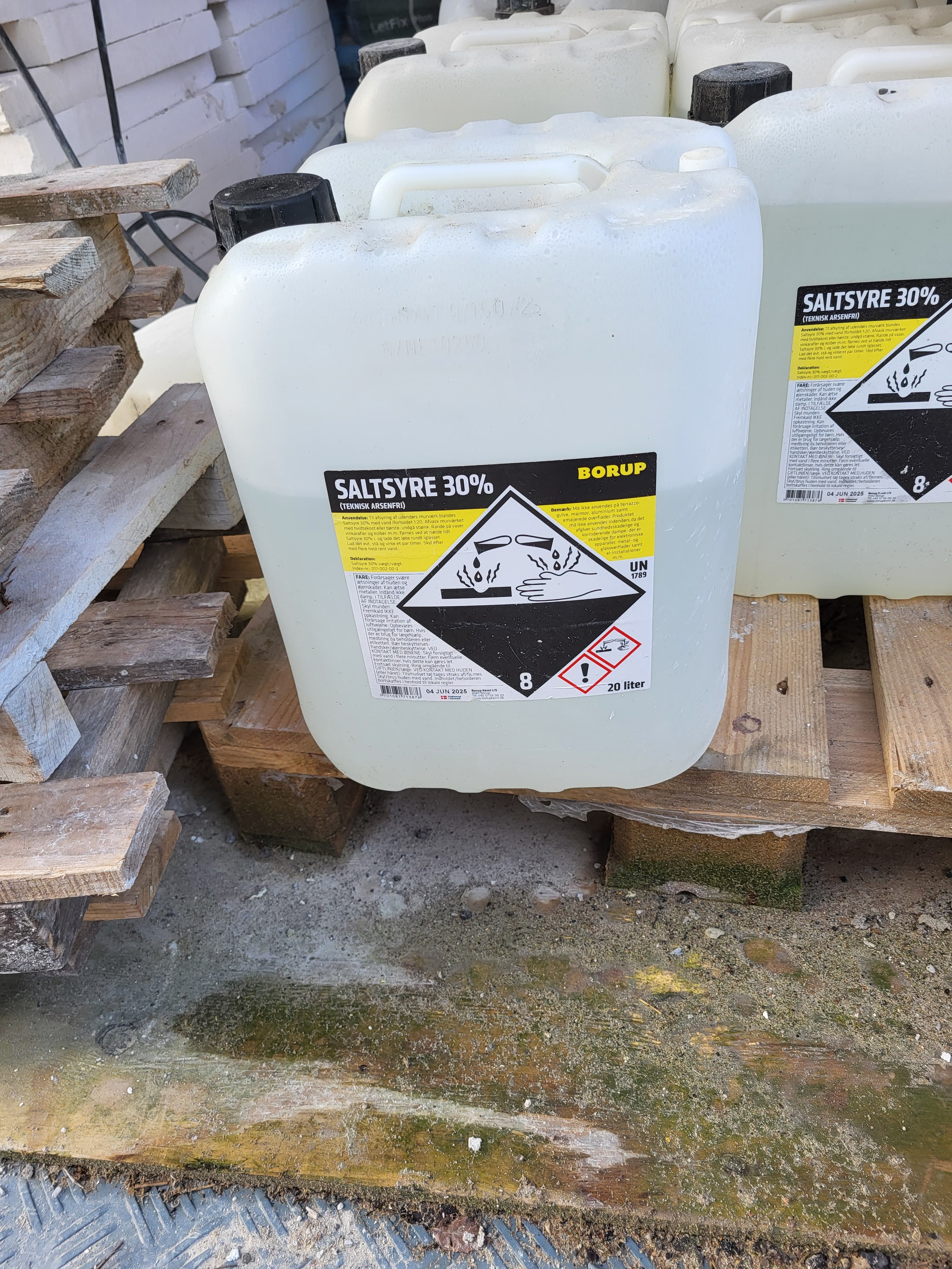 BORUP Saltsyre 30% - 20 liter - 1