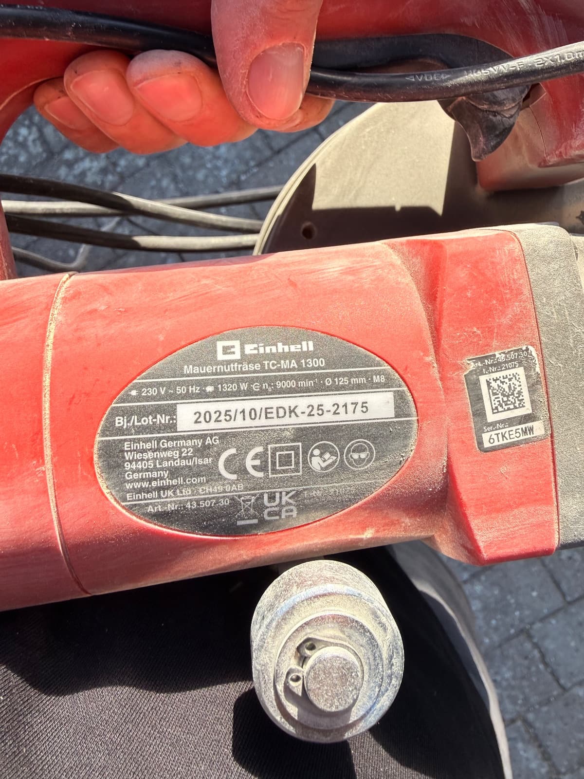 Einhell TC-MA 1300 murfræser Ø 125mm - 1
